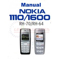 MANUAL DO USUARIO NOKIA 1600 1110 USADO